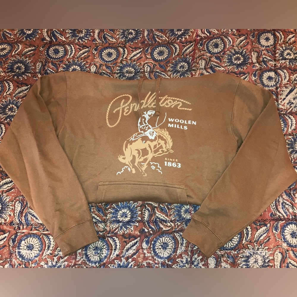 Pendleton woolen mills brown sweater shirt - new - size M